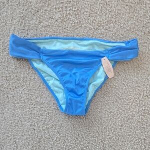NWT Victoria's Secret Blue Bikini Bottoms Size Small